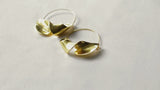 Gold Swirl Leaf Statement Earrings Success | Beauty Uncovered 