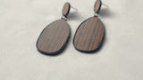 CIRCULAR GEOMETRIC DROP WOOD EARRINGS | Beauty Uncovered 